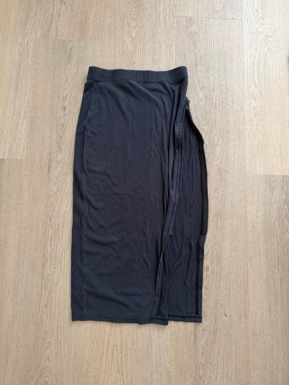 Jonathan Simkhai Ribbed Side-Zip Pencil Skirt